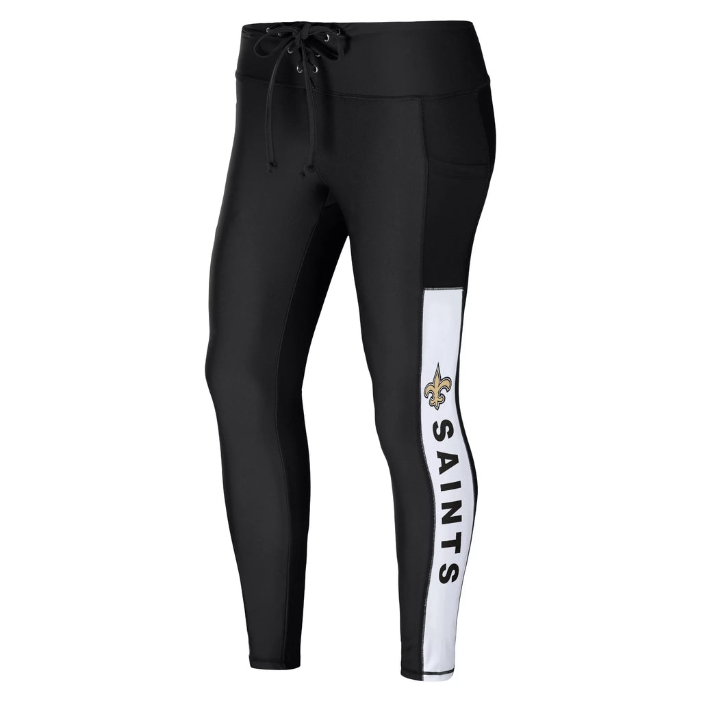 Black New Orleans Saints Leggings Y3890