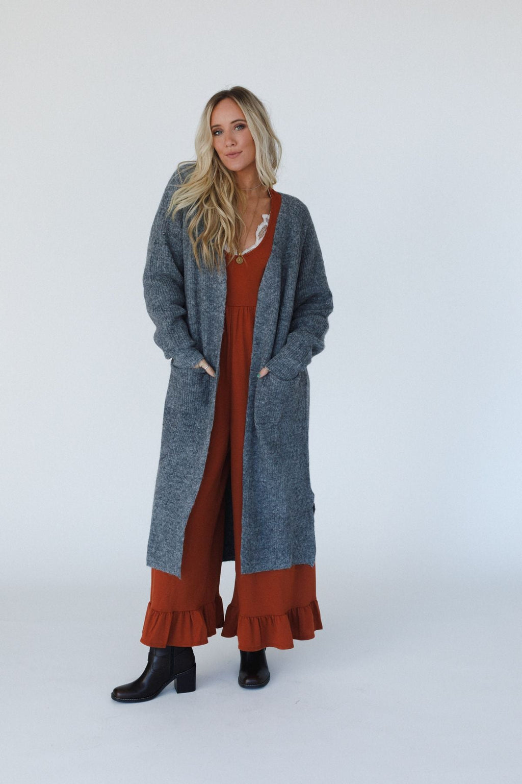 Bennett Cardigan - Charcoal