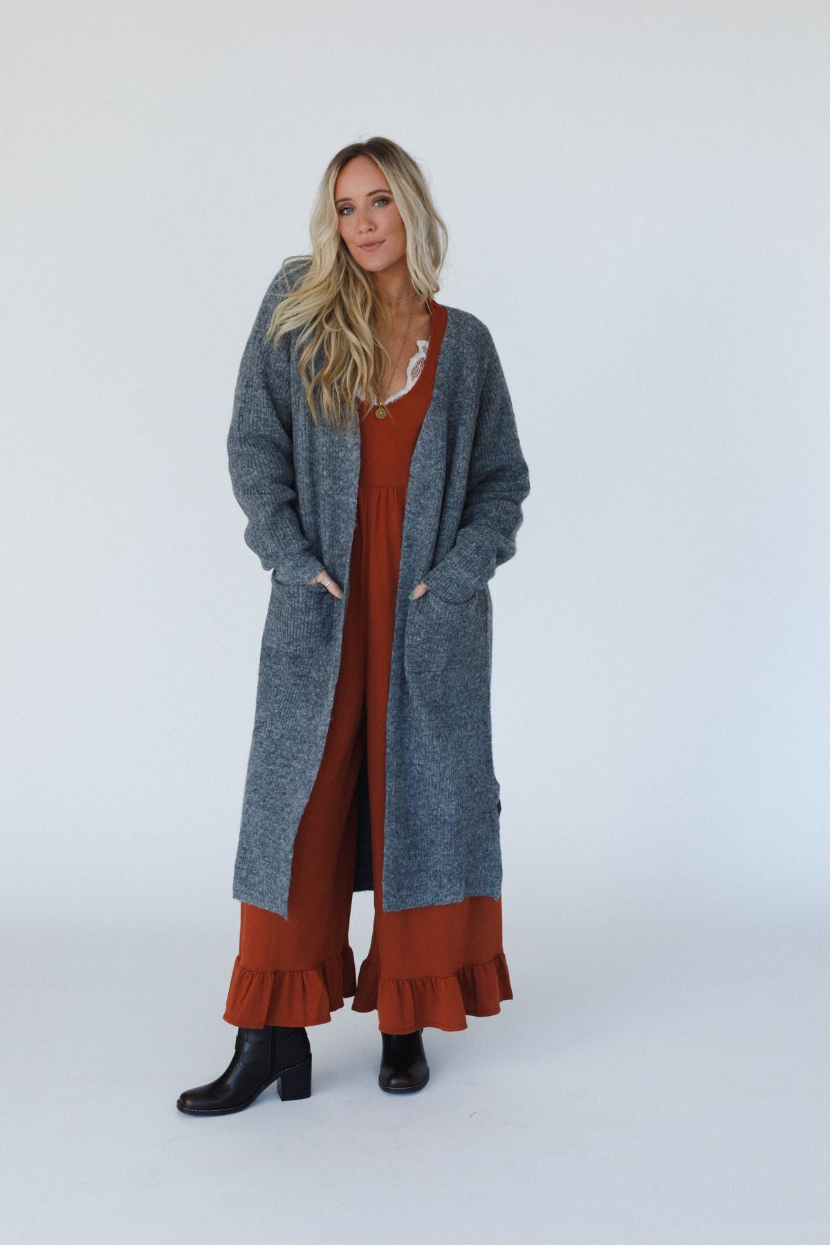 Bennett Cardigan - Charcoal