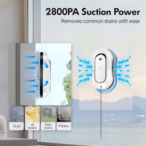 Window Cleaning Robot with 2800Pa Suction Power M81669