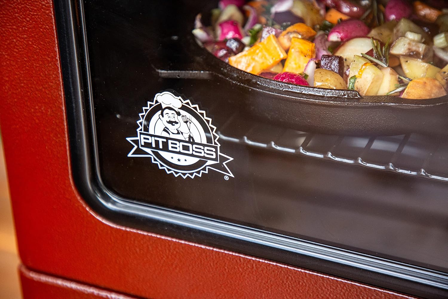Red Hammertone Vertical Smoker 684 sq inches X49080