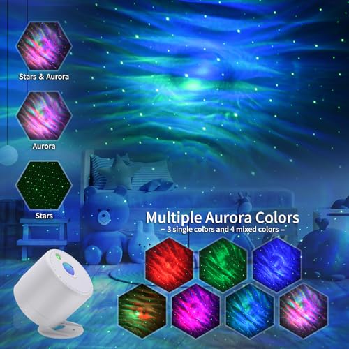 Laser Christmas Projector Lights Outdoor, Red and Green Stars, IP65 Waterproof C64831