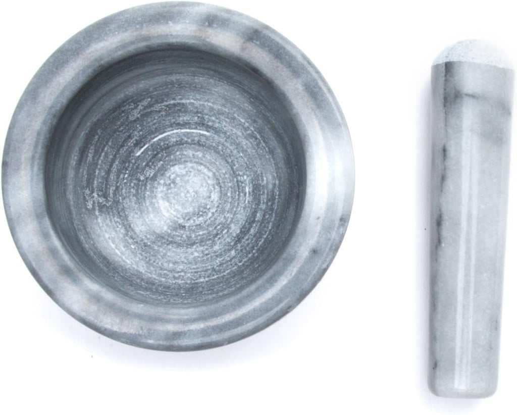 White Marble Mortar and Pestle R14380