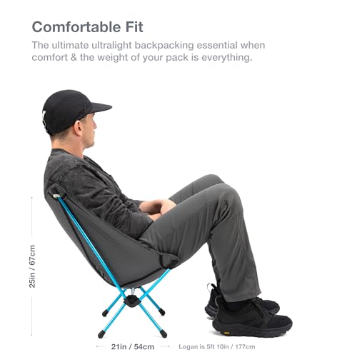 Black Ultralight Compact Backpacking Chair H519096