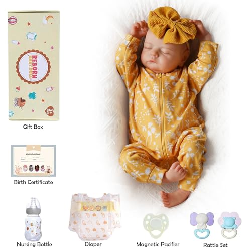 20 inch Soft Silicone Full Body Vinyl Reborn Baby Doll H444