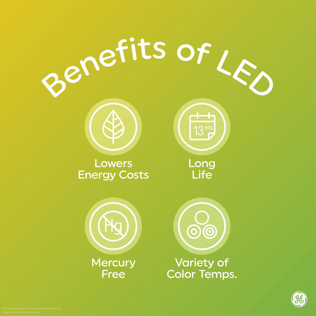 60 Watt A19 LED Light Bulbs, 2pk I918