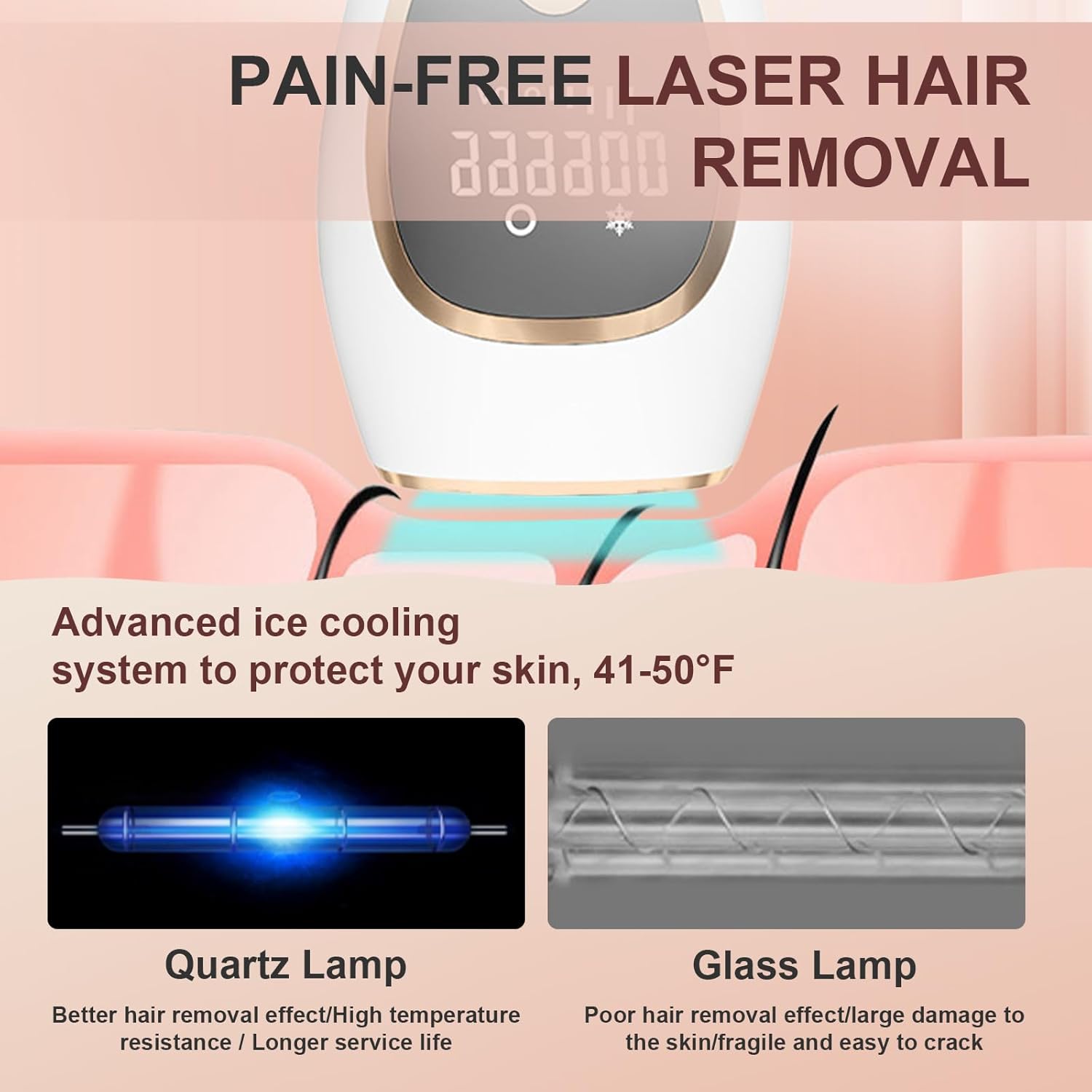 999900 Flashes IPL Hair Removal Device with Cooling System M660