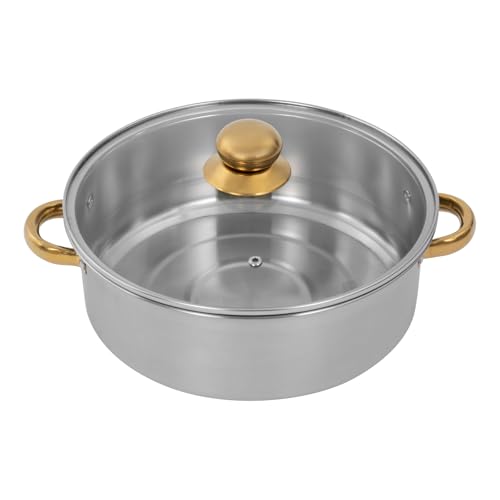 5 Tier Stainless Steel Steamer Pot with Glass Lid (28CM) N807925