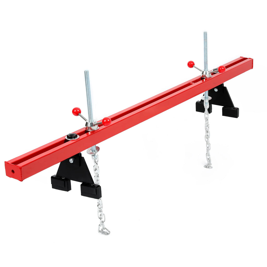 1100 Lbs Transverse Engine Support Bar with 2 Points Lift Holder and Dual Hooks Y945959