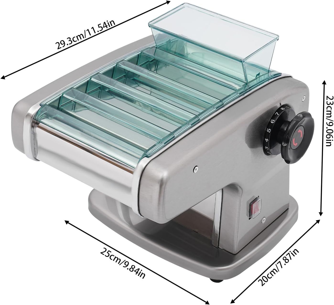 Electric Pasta Maker, 110V 135W Automatic Noodle Maker Machine W91793