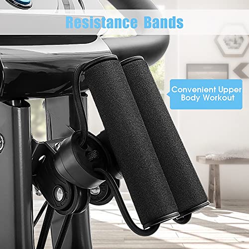 2 In 1 Recumbent Exercise Bike and Upright Indoor Cycling Bike with 16 Level Magnetic Resistance H3897