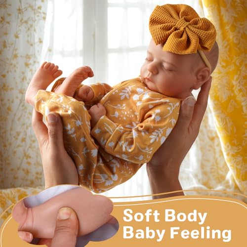 20 inch Soft Silicone Full Body Vinyl Reborn Baby Doll H444