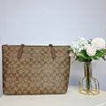 Khaki Zip Tote K847517