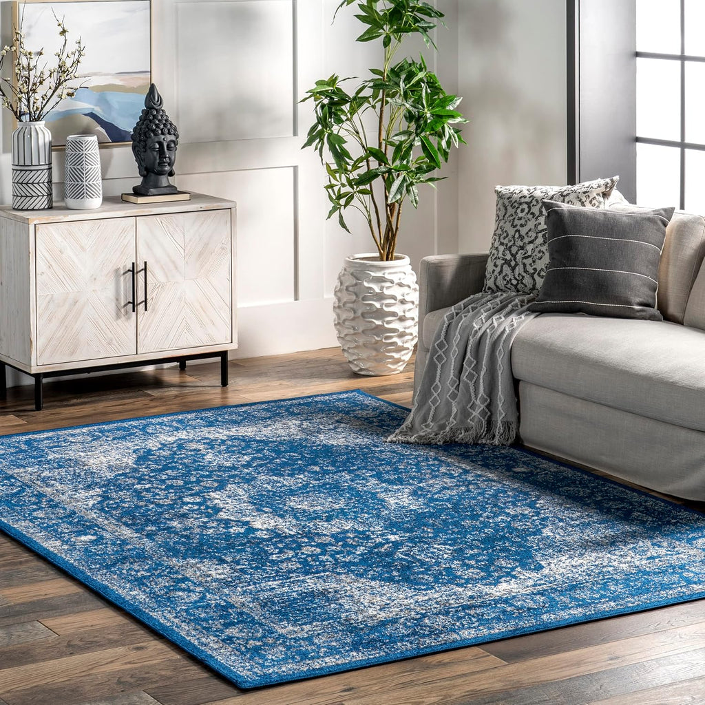 Dark Blue Vintage Runner Rug H922048