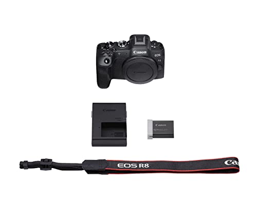 Black Full-Frame Mirrorless Camera with Tripod & Stereo Microphone U47025
