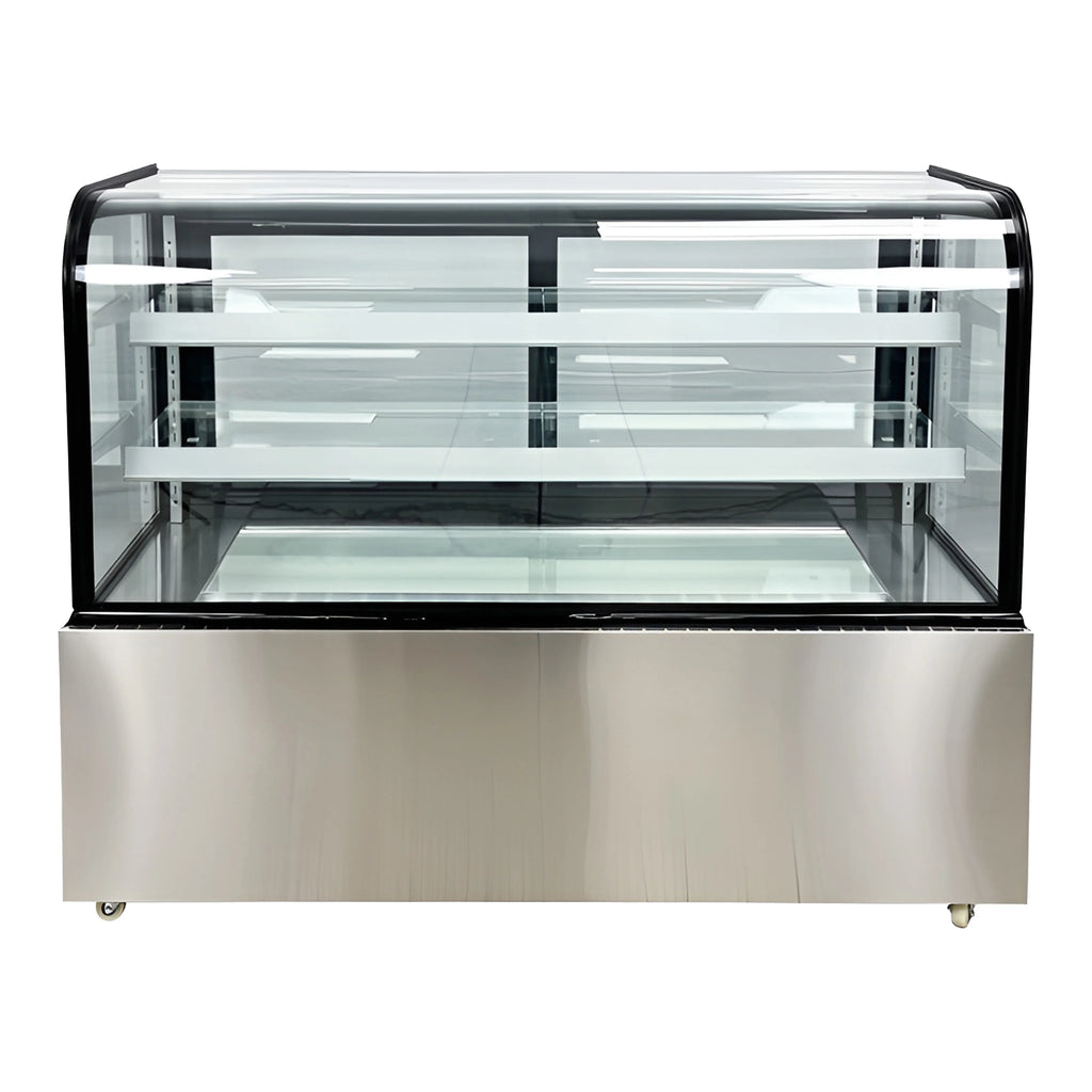 60 in. Double Tempered Glass Bakery Refrigerator Case 17.7 Cu. ft. S26136