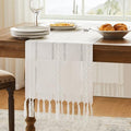 Charcoal 13x72 Inch Cotton Linen Table Runner X533424