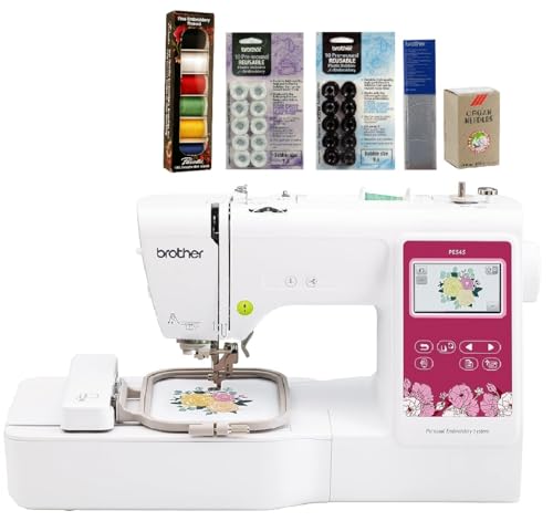 Embroidery Machine, 135 Built-in Designs, 4" x 4" Hoop Area L939908