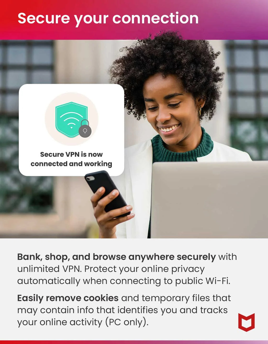 Antivirus and Internet Security Software for Unlimited Devices, 1-Year Subscription C413