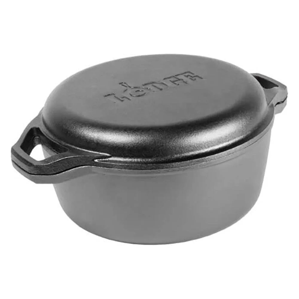 6 Quart Cast Iron Double Dutch Oven E3361