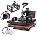 8 in 1 Heat Press Machine 15x15 inch 360-Degree Swing Away Digital T534