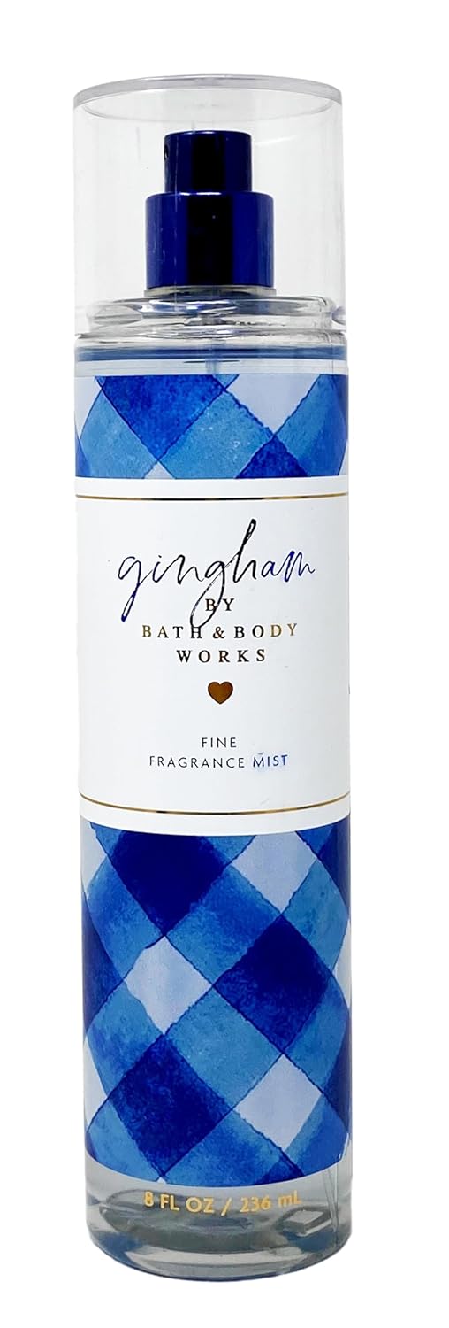Gingham Deluxe Gift Set Fine Fragrance Mist Body Cream Shower Gel Body Lotion Moisturizing Body Wash H9620