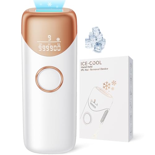 3 In 1 IPL Laser Hair Removal Device with Ice Cooling (Gold) S755