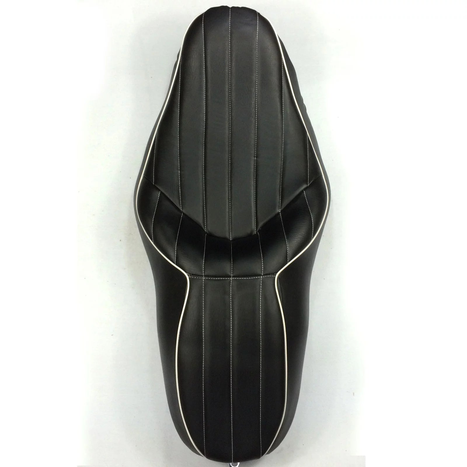 Black Leather Motorcycle Seat D62480