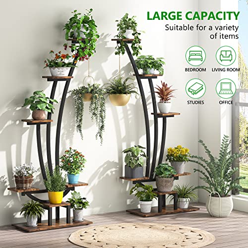 6-Tier Tall Metal Plant Stand Pack of 2 O94738