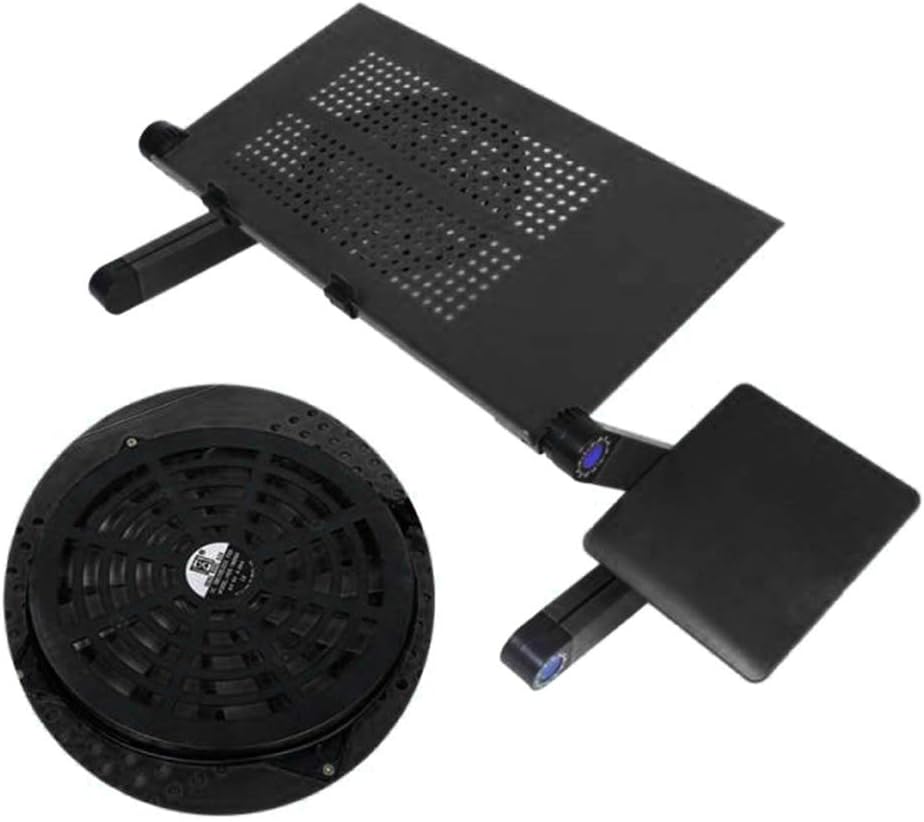 Adjustable Aluminum Laptop Stand with Cooling Fan Pad S999
