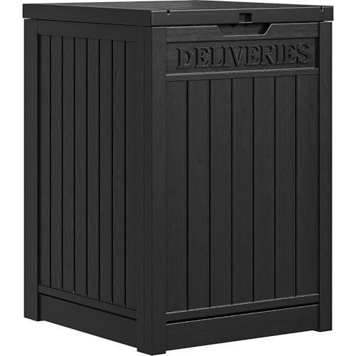 Brown Double-Wall Resin Outdoor Storage Box G69681