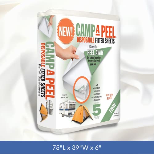 Twin Size Waterproof Disposable 5-Layer Bed Sheets R494