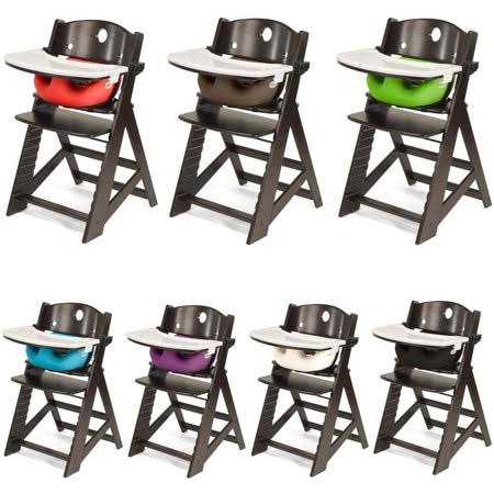 Height Right High Chair Espresso with Infant Insert and Tray N17281