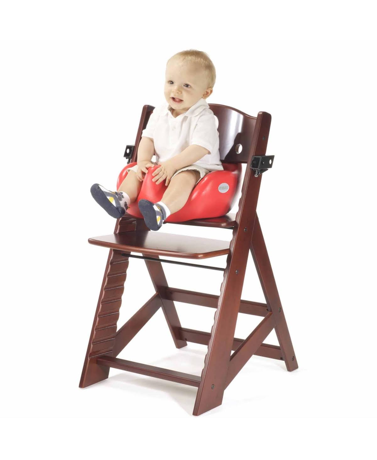 Height Right High Chair Espresso with Infant Insert and Tray N17281