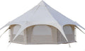 Beige 4 Season Cotton Canvas Bell Tent 8-10 Person G3772