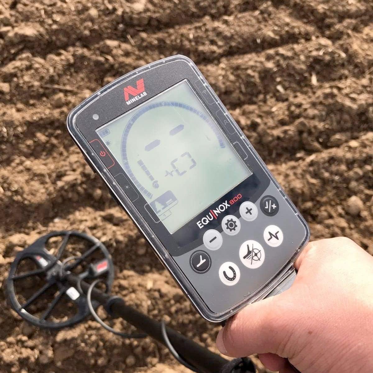 Metal Detector with 15 Inch Coil and Pinpointer A16003