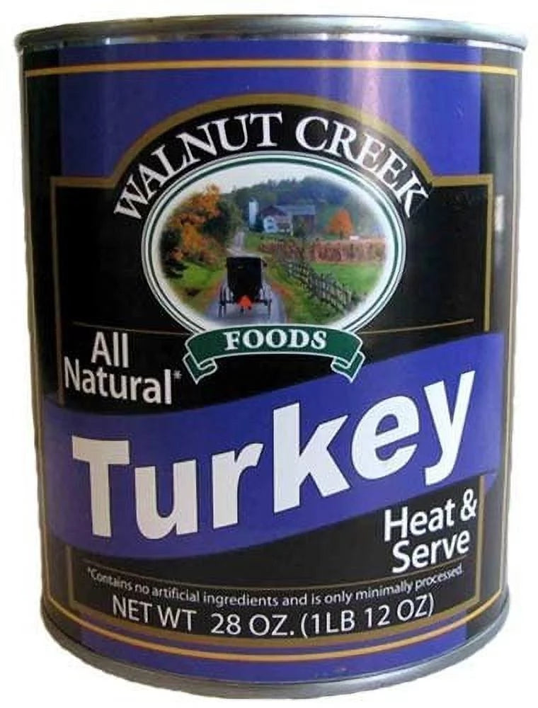28 Oz. Canned Boneless Turkey Pieces Pack of 4 M348897
