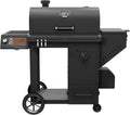 Black Steel Charcoal Smoker and Grill L839706