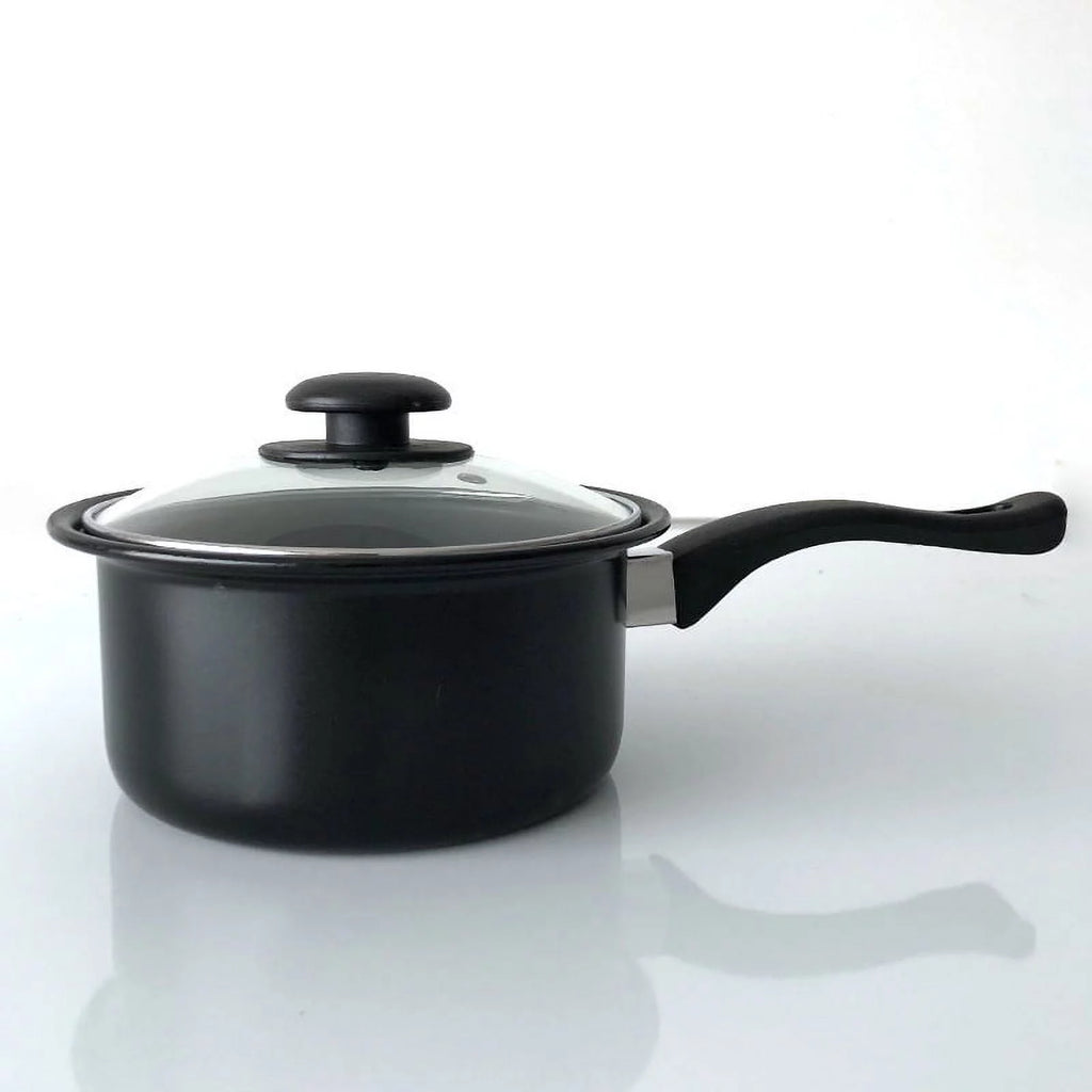 13 Piece Non-Stick Cast Iron Cookware Set with Glass Lids J4097