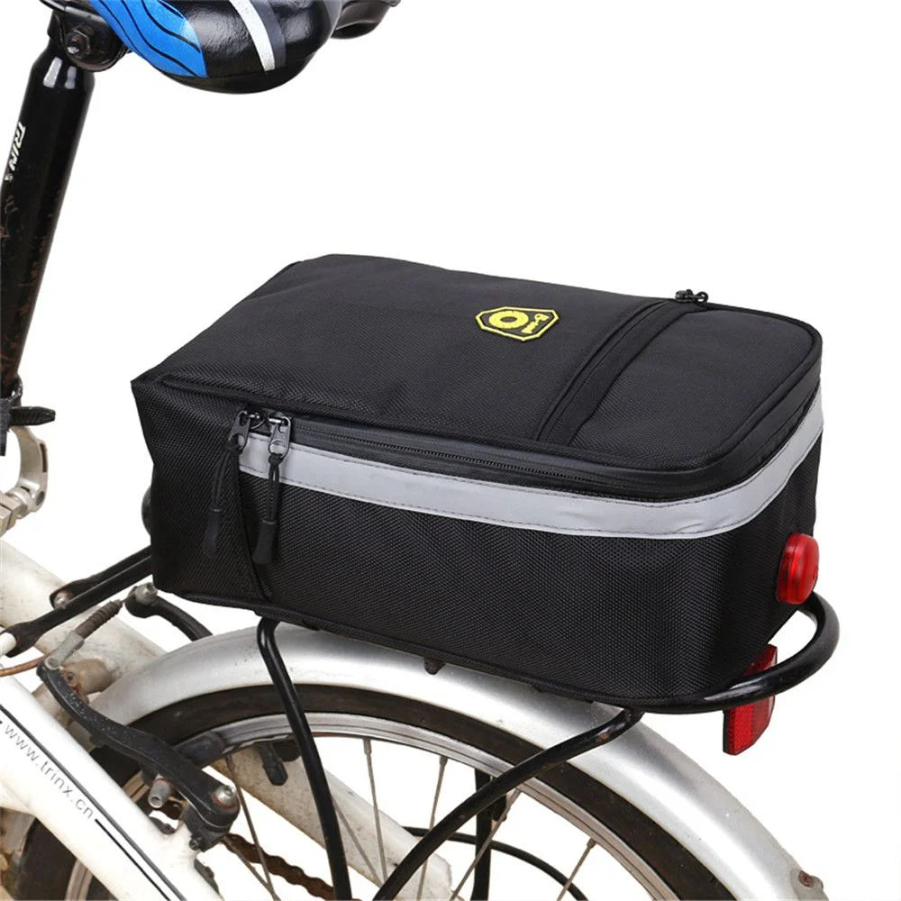 Black Reflective Bicycle Rear Carrier Bag M25699