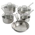 10pc Stainless Steel Cookware Set S714