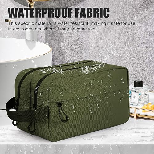 ArmyGreen Water Resistant Travel Toiletry Bag U27695