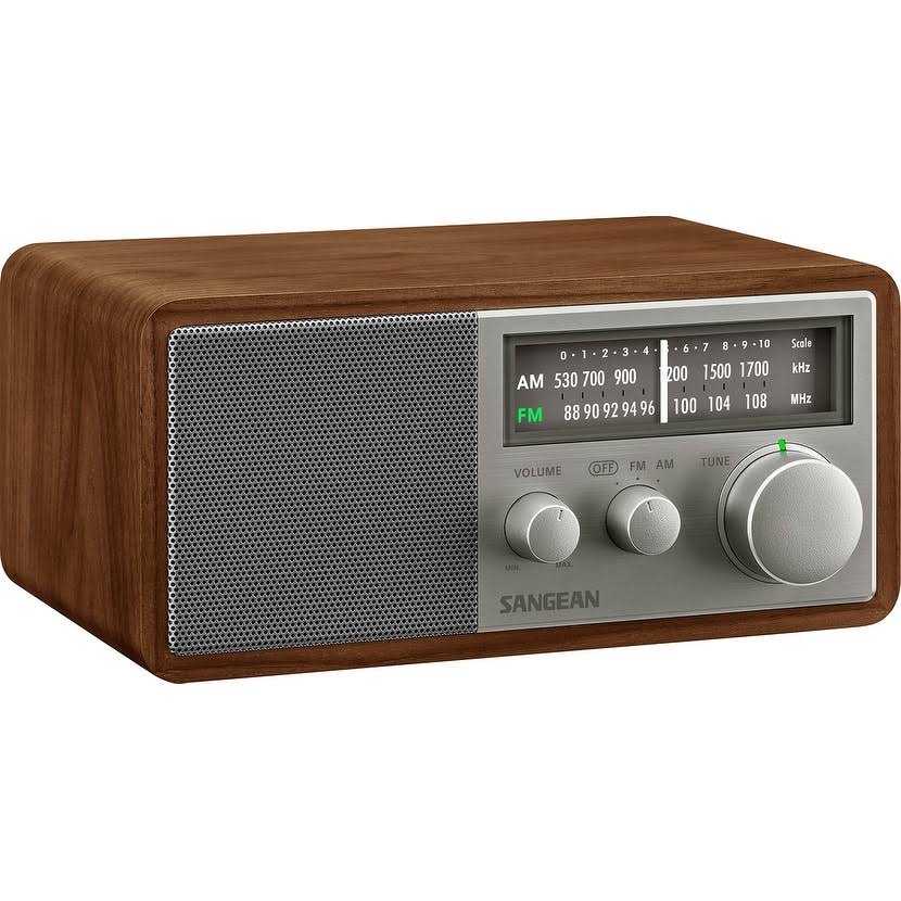 Wood Cabinet AM/FM Analog Radio Z122