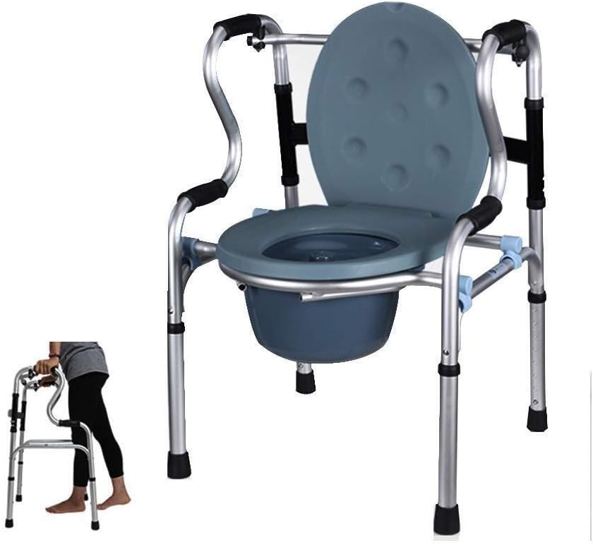 Adjustable Height Aluminum Commode Chair G8075