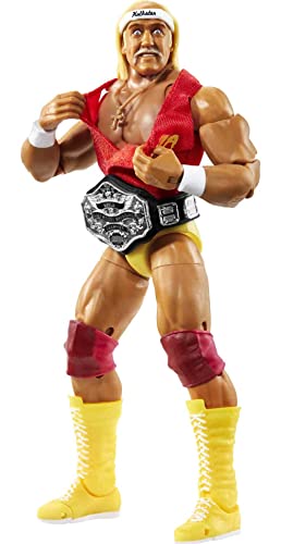 WWE Ultimate Edition Action Figure & Accessories Set, 6-inch Collectible with 30 Articulation Points, Swappable Pieces & Entrance Gear A15864
