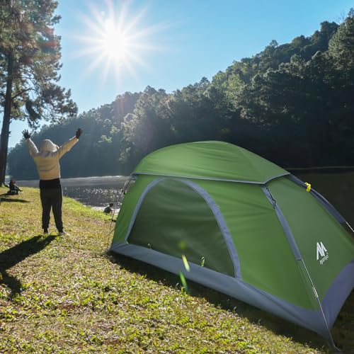 1 Person Lightweight Backpacking Tent with Waterproof Rainfly C444792