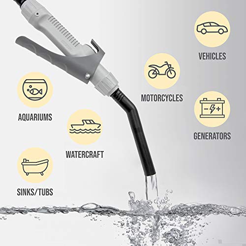 Automatic Fuel Transfer Pump, Battery Powered, Portable Liquid Pump O812