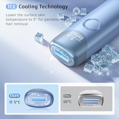 3 In 1 IPL Laser Hair Removal Device with Ice Cooling (Gold) S755