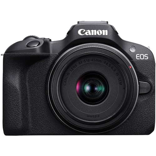 Black Mirrorless Camera with RF-S 18-45mm Lens Kit X517965