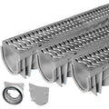 Drainage Trench with Galvanized Steel Grate S16010